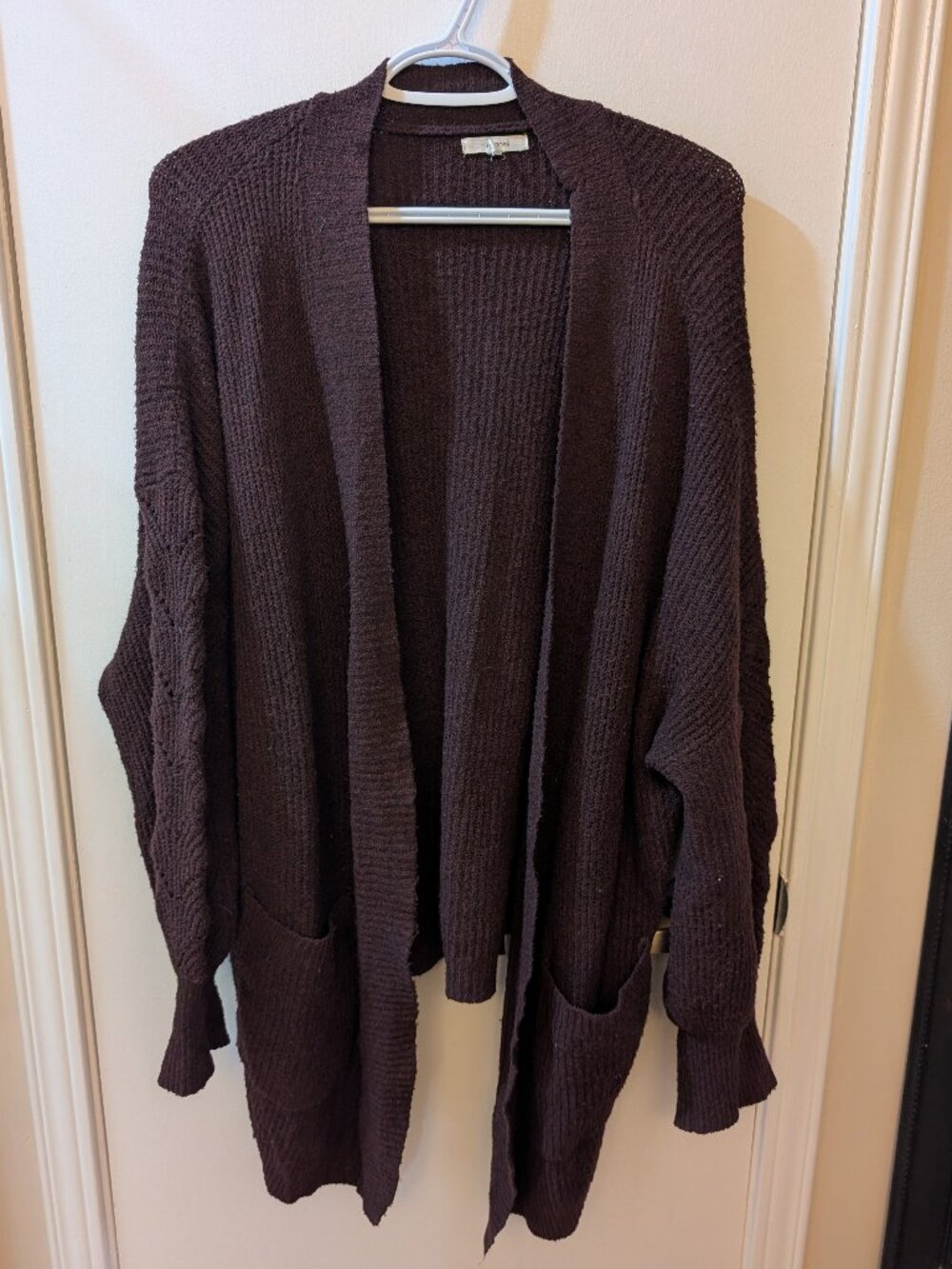 Maurices Maroon Cardigan - size 3x